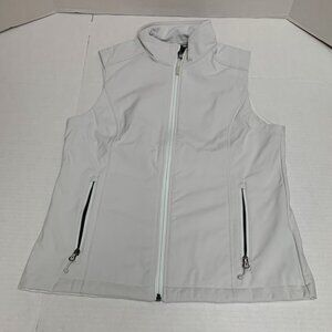 Port Authority Core Soft Shell Womens Size Medium White/Marshmallow Vest
